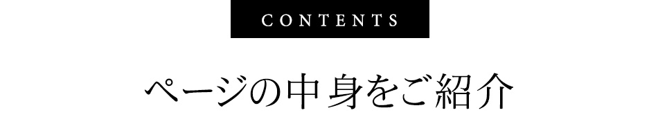 ページの中身をご紹介