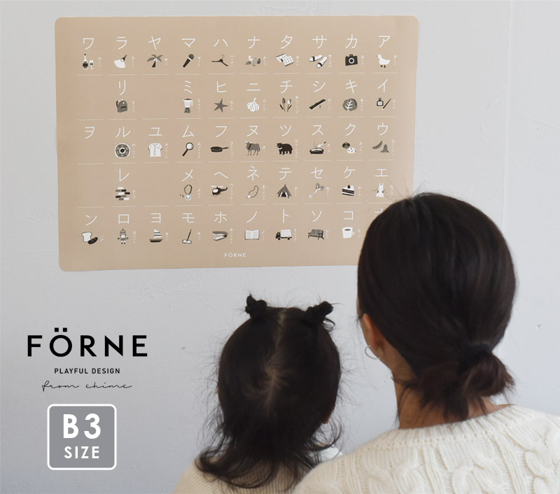 FORNE 知育ポスター B3/フォルネ