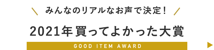 買って良かった大賞