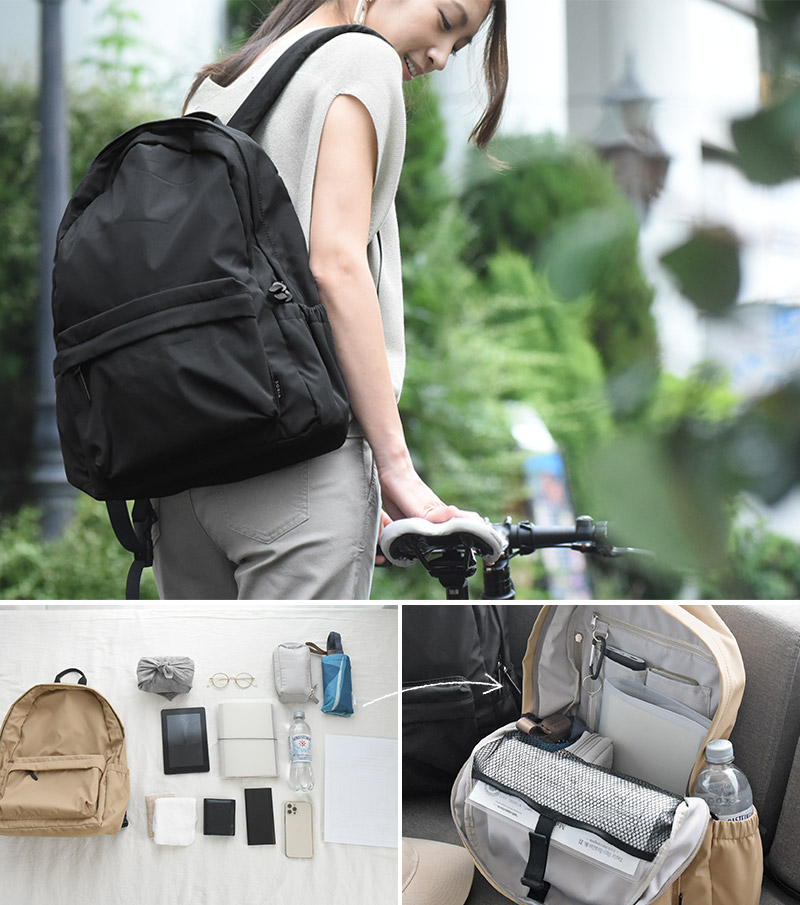 撥水加工 多機能リュック ママカルリュック