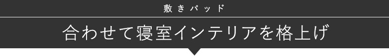 敷きパッド 夜が待ち遠しくなる敷きパッド