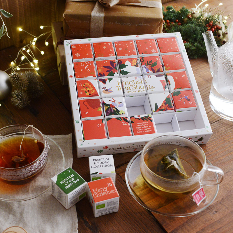 クリスマス イングリッシュティーショップ パズルタイプ アドベントカレンダー／English Tea Shop