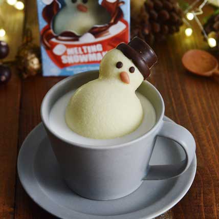 ホットミルクで溶かす雪だるまチョコレート OH WOW！ メルティングスノーバディ75g
