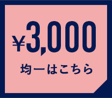 3000円均一