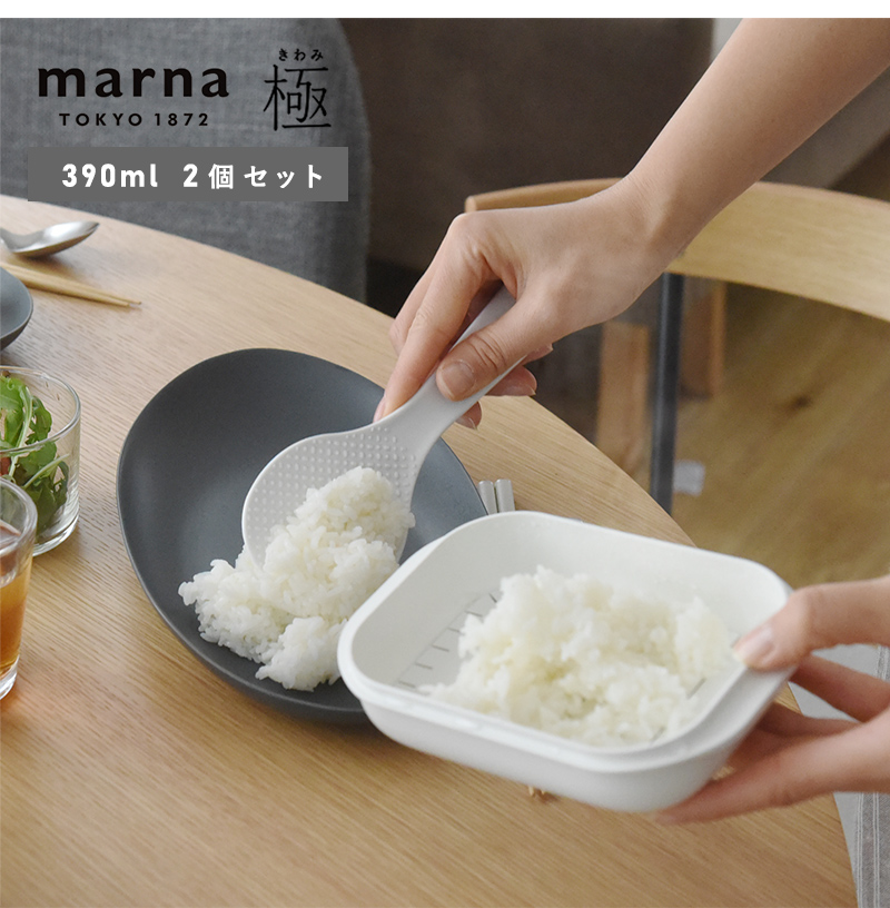 マーナ 極 冷凍ごはん容器 大 2個入り／MARNA