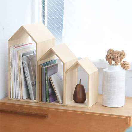 本の家 3サイズセット ブックハウスネスト Book House Nest／増田桐箱店