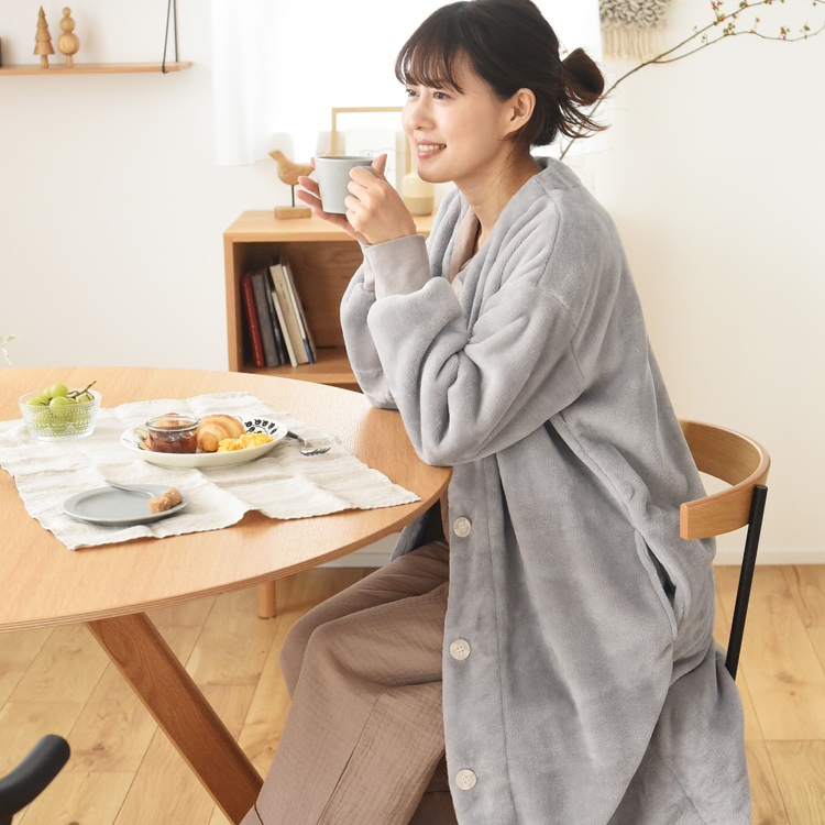 bon moment 着る伝説の毛布 軽くてあったかいルームウェア