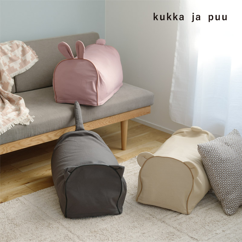 kukka ja puu アニマルクッションになる 布団収納ケース/クッカヤプー