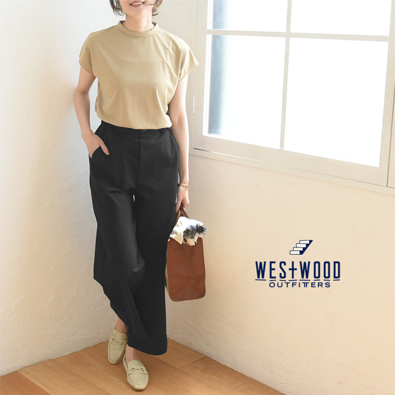 ラクを極めた ロングワイドパンツ/WESTWOOD OUTFITTERS