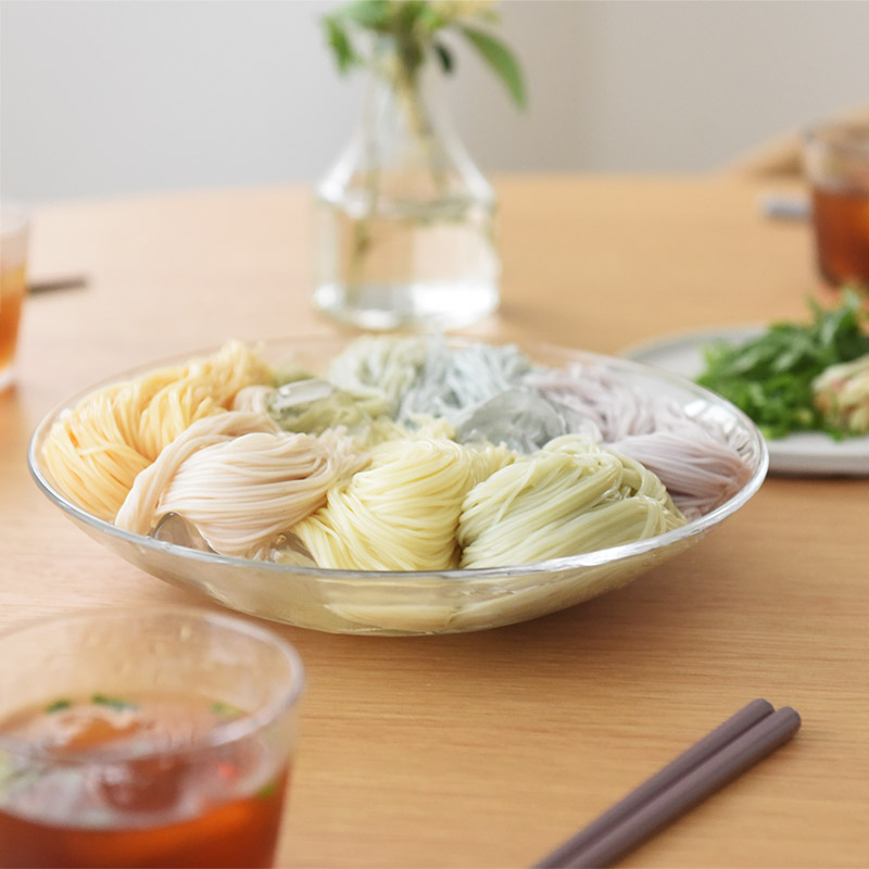 彩も楽しむ 虹色そうめん7色セット みわのにじ／三輪そうめん小西