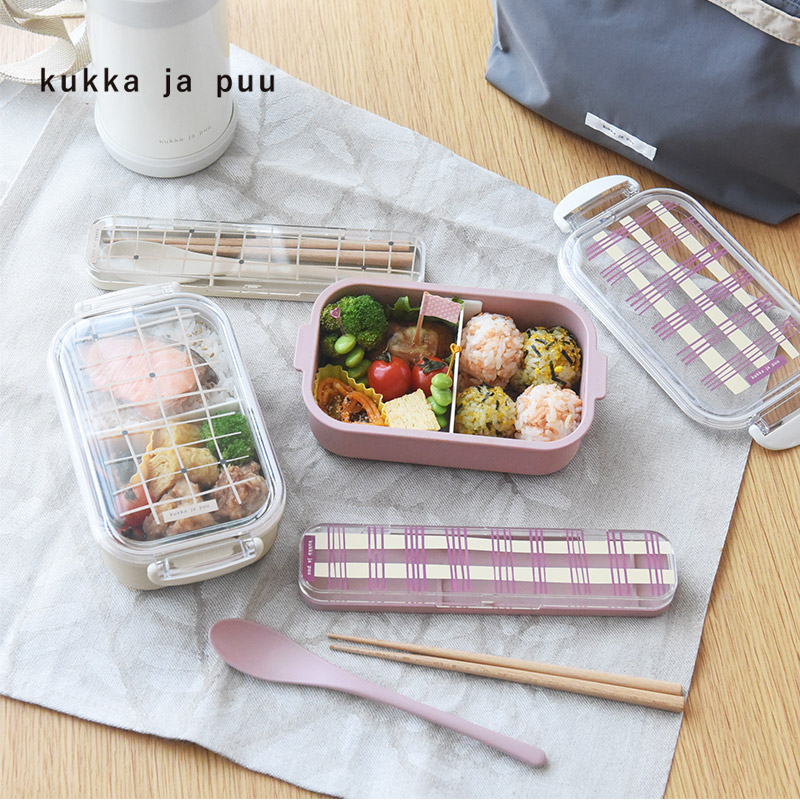 kukka ja puu 北欧カラーのお弁当箱 キッズ ランチボックス 470ml/クッカヤプー