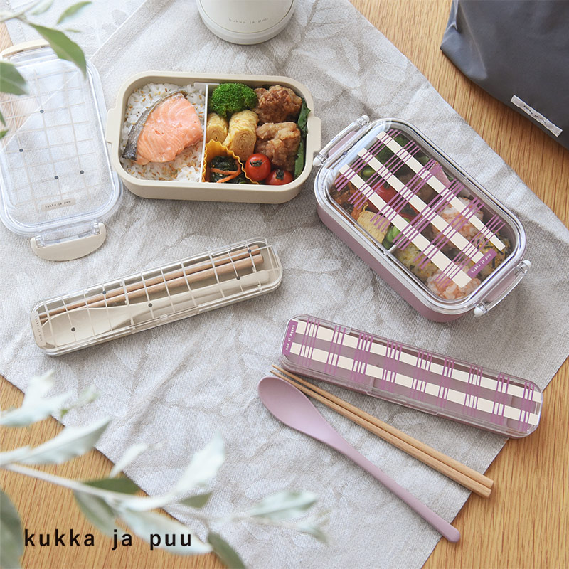 kukka ja puu 北欧カラーのカトラリーセット キッズ 箸スプーン／クッカヤプー