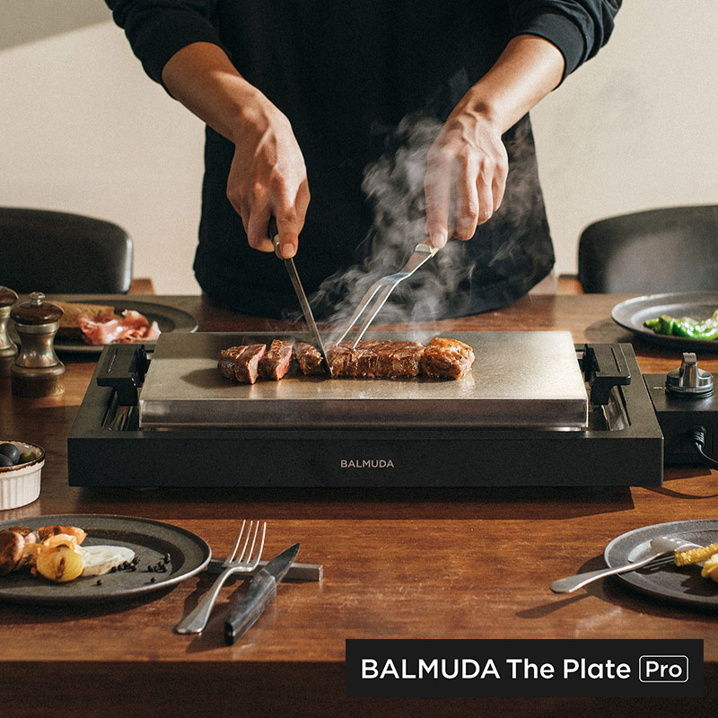バルミューダ ホットプレート BALMUDA The Plate Pro／BALMUDA バルミューダ K10A-BK【送料無料】