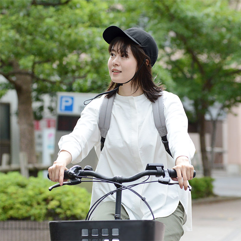 取り外し可能な インナーガード付き 帽子