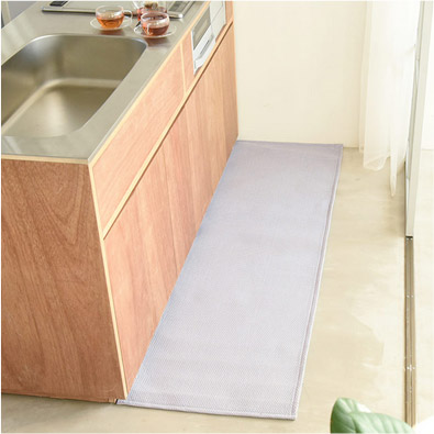 bon moment 奥行き広めの洗えるキッチンマット 52×180cm