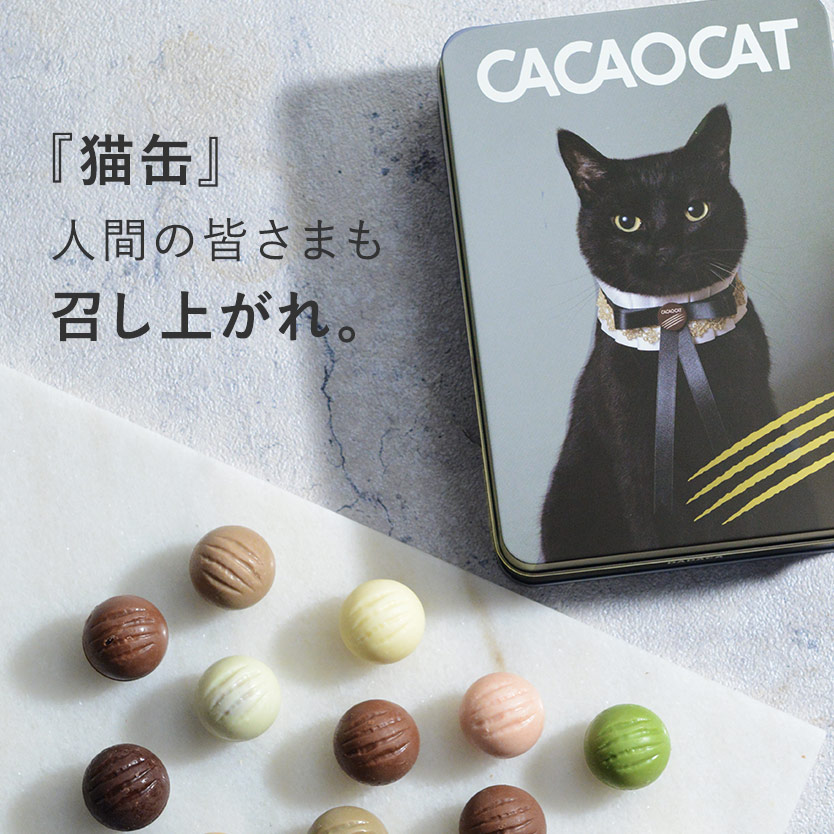 バレンタイン CAT缶 14個入り／CACAOCAT カカオキャット