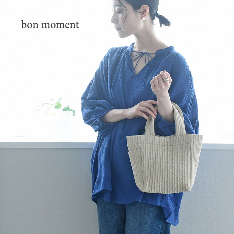 bom moment 使い勝手の良い ヌビ風 ミニバッグ/ボンモマン