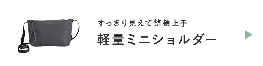 整理ができるショルダーバッグ