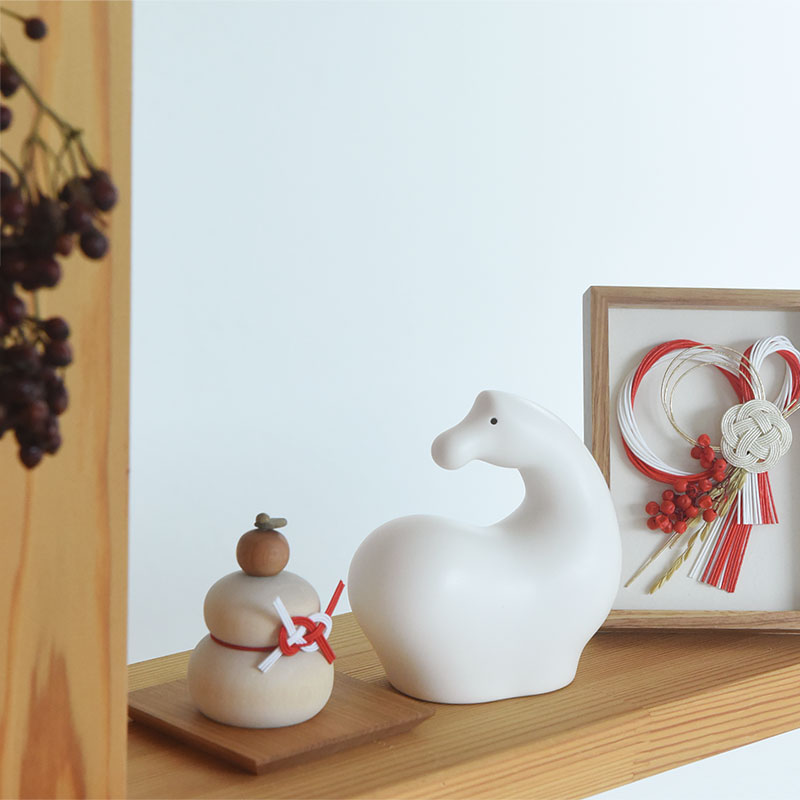 お正月 干支 オーナメント／Pebble Ceramic Design Studio