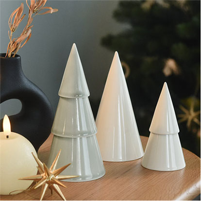 アンジェ別注 陶器のクリスマスツリー 波佐見焼／堀江陶器