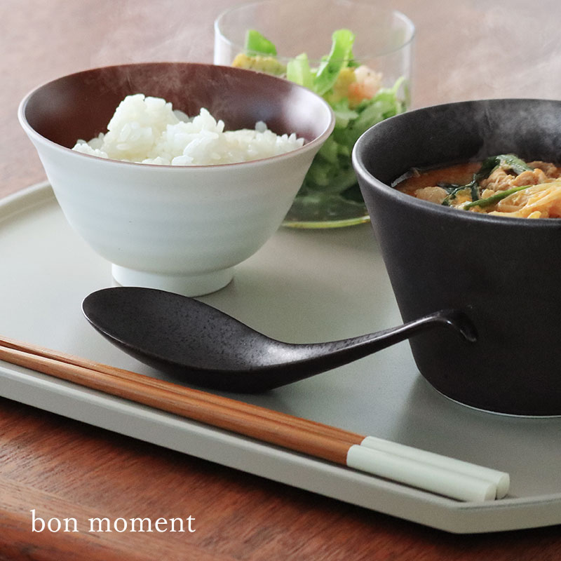 bon moment 口当たりなめらか 強化磁器 レンゲスプーン／ボンモマン