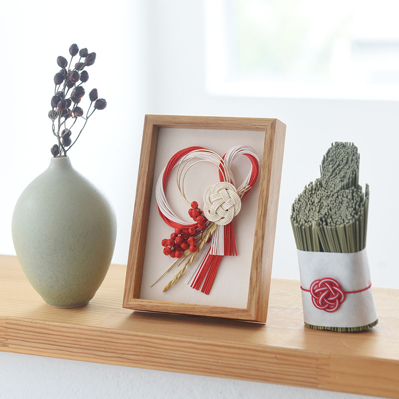 【アンジェ別注】 hare 水引で結ぶ お正月フレーム しめ飾り お正月