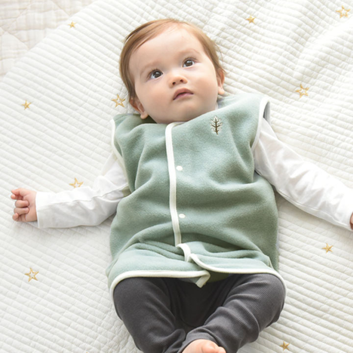 kukka ja puu 寝相が悪くても安心！ フリーススリーパー 前開きタイプ 日本製／クッカヤプー【送料無料】