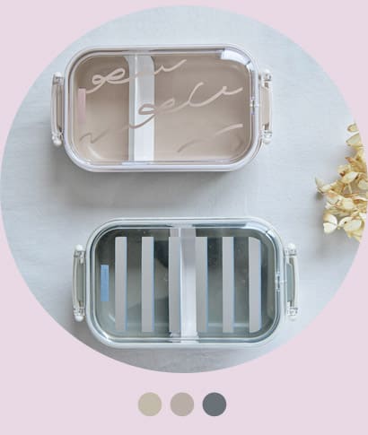 kukka ja puu 北欧カラーのお弁当箱 キッズ ランチボックス 480ml／クッカヤプー