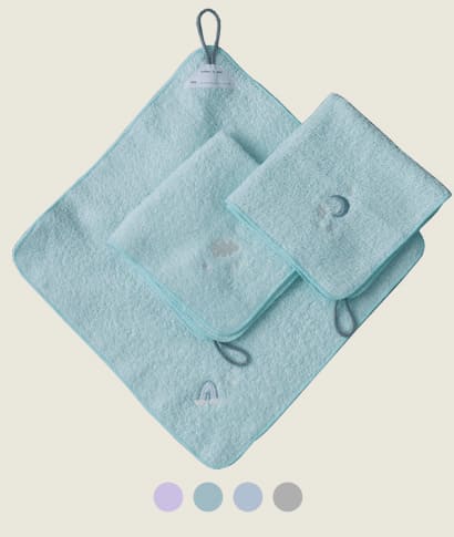 kukka ja puu ループタオル 3枚セット 30×30cm／クッカヤプー