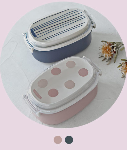 kukka ja puu 北欧カラーのお弁当箱 キッズ ランチボックス 480ml／クッカヤプー