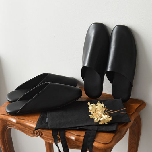 bon moment しっかりクッションの携帯スリッパ 