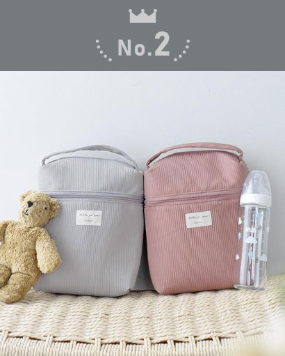 kukka ja puu たっぷり収納できる 哺乳瓶ポーチ