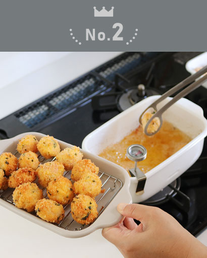 富士ホーロー 角型天ぷら鍋