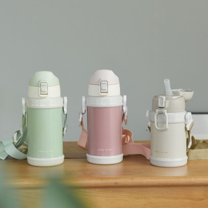 kukka ja puu 北欧カラーのシンプル水筒