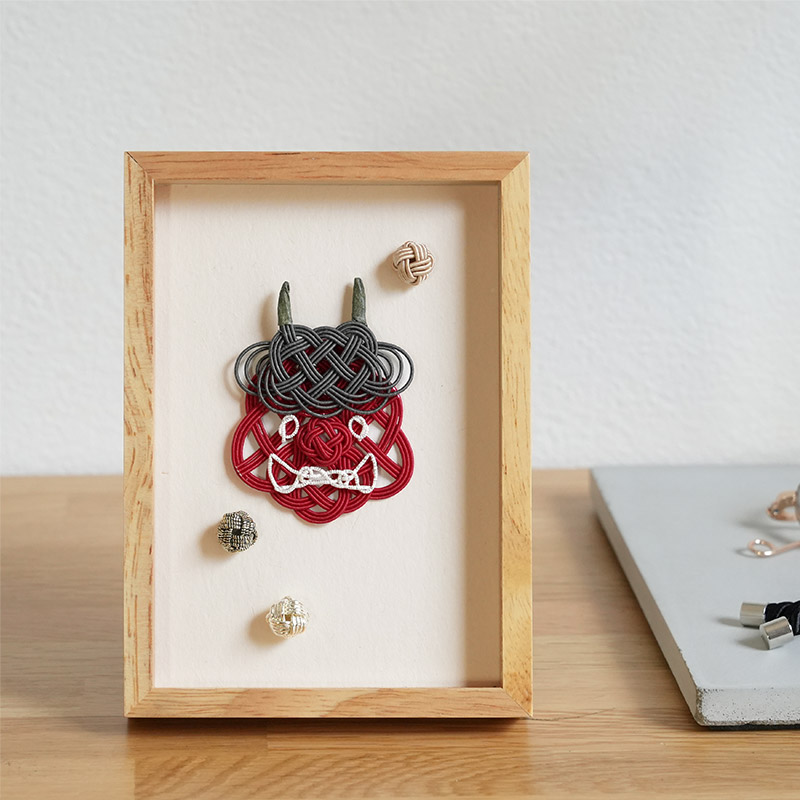 お節句 アンジェ別注】hare 水引で結ぶ 節句のフレーム 節分 雛 兜 おひなさま