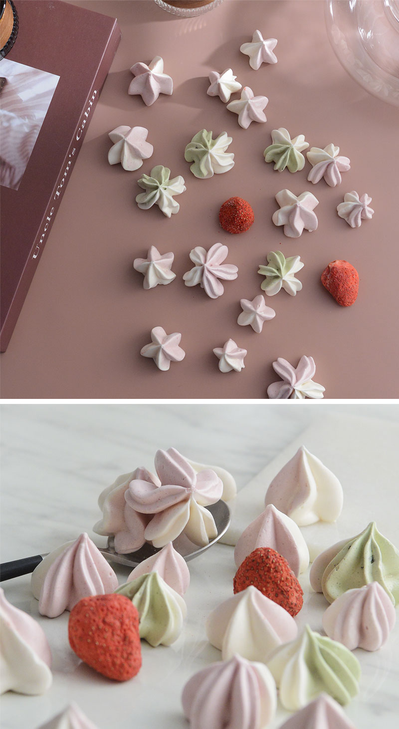 春が色めく やさしい甘さのメレンゲクッキー／Rainbow Food