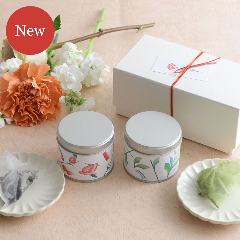 日本茶の贈りもの母の日特別缶入りお茶セット