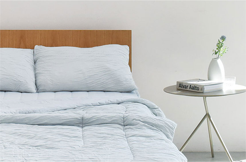 くしゅくしゅ枕カバー