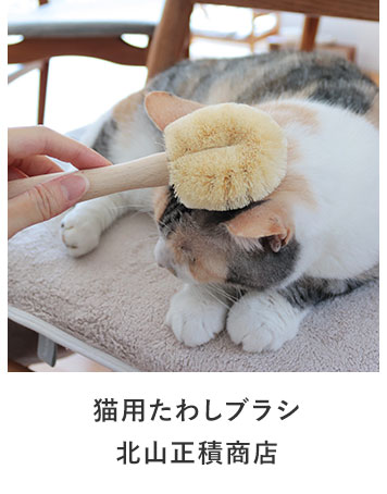  猫用たわしブラシ