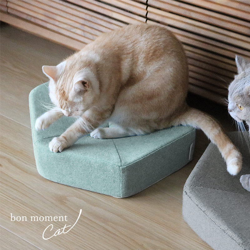 【bon moment cat 別注】 ガリボロスター 研ぎカスが気にならない 爪とぎクッション／ボンモマンキャット