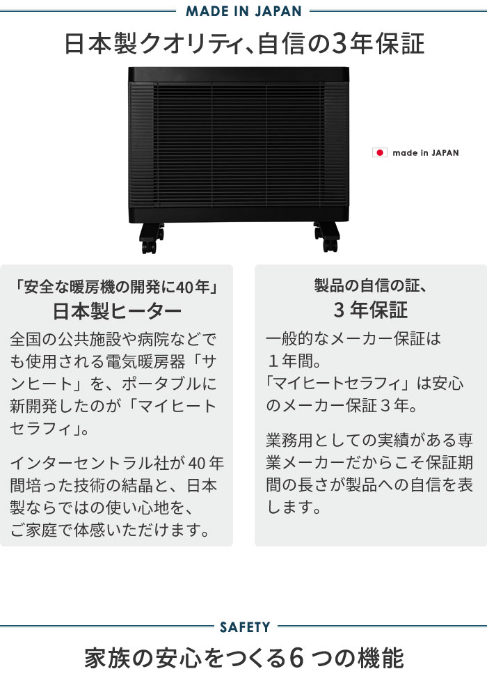 暖房 ヒーター Myheat Seraphy マイヒート セラフィ Mhs 700 送料無料 アンジェ Web Shop 本店