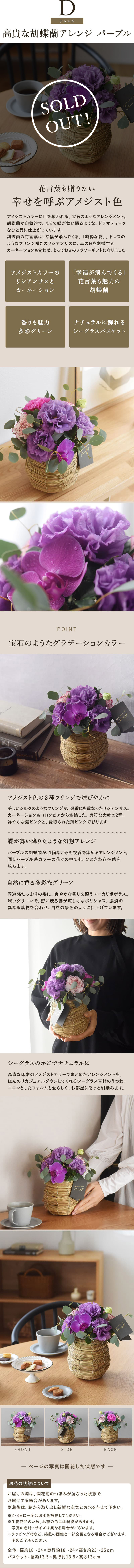 胡蝶蘭アレンジ