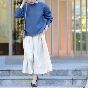 裾がまくれる スカート風パンツ／kauliina カウリーナ