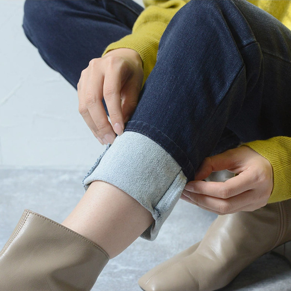 あったか 裏パウダー起毛 ストレッチ パンツ【送料無料】