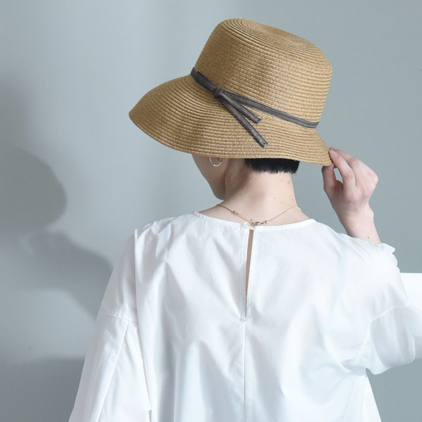 bon moment リボンブレードハット 帽子／紫外線99％カット／接触冷感／洗える／折りたたみ／遮光／ボンモマン 【送料無料】 母の日