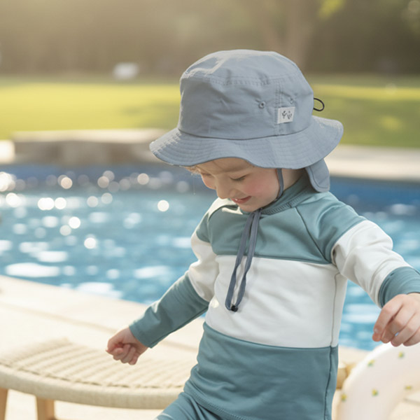 kukka ja puu キッズ 帽子 保冷剤ポケット＆日よけタレ付き／クッカヤプー