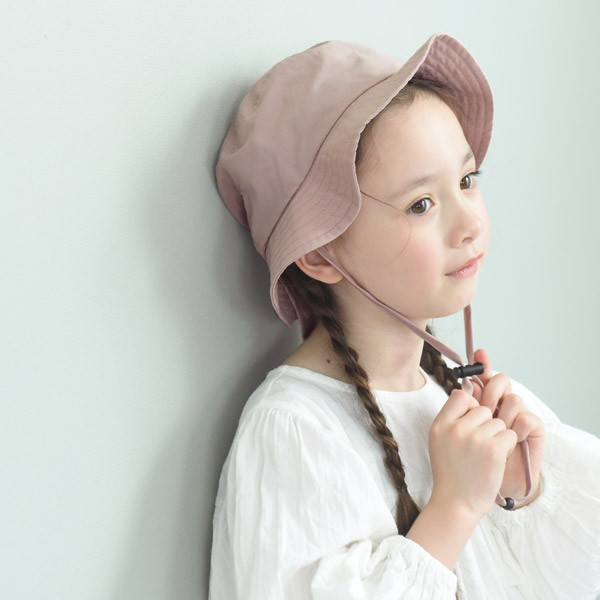 kukka ja puu キッズ 帽子 保冷剤ポケット＆日よけタレ付き／クッカヤプー