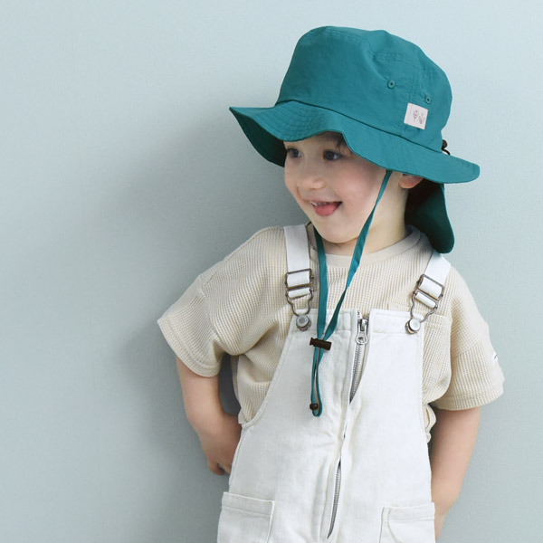 kukka ja puu キッズ 帽子 保冷剤ポケット＆日よけタレ付き／クッカヤプー