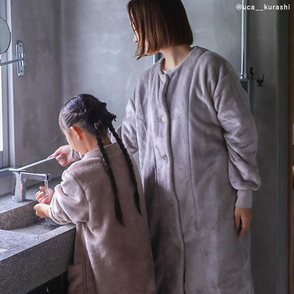 bon moment 軽くてあったかい 着る毛布 ルームウェア マイクロファイバー／ボンモマン