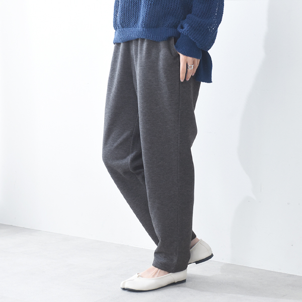 【リラパン】やわらかなはき心地 リラックス気分ではける テーパードパンツ ダンボールニット／kauliina カウリーナ【送料無料】